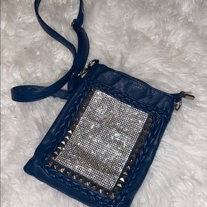 Blue Sparkly Bag